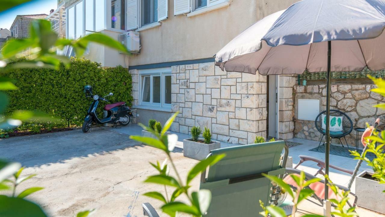 Brand New Studio With Terrace & Parking Дубровник Екстериор снимка